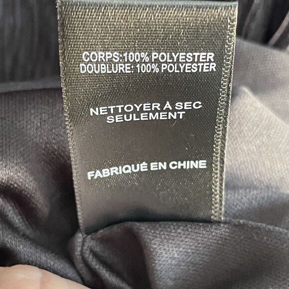 NEW ASTR The Label Strapless Textured Dress Sz L Bodycon Black Midi Formal Party - Picture 8 of 13